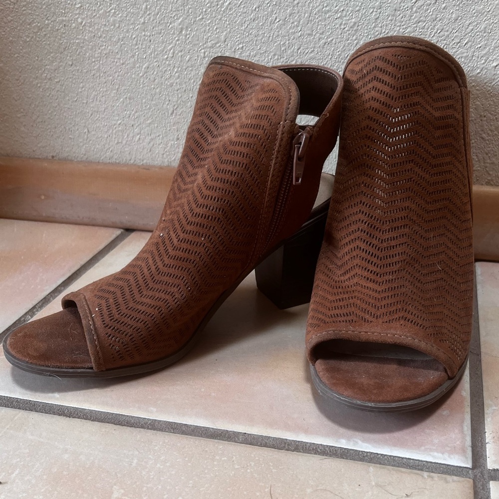 Suede Sandal Boots